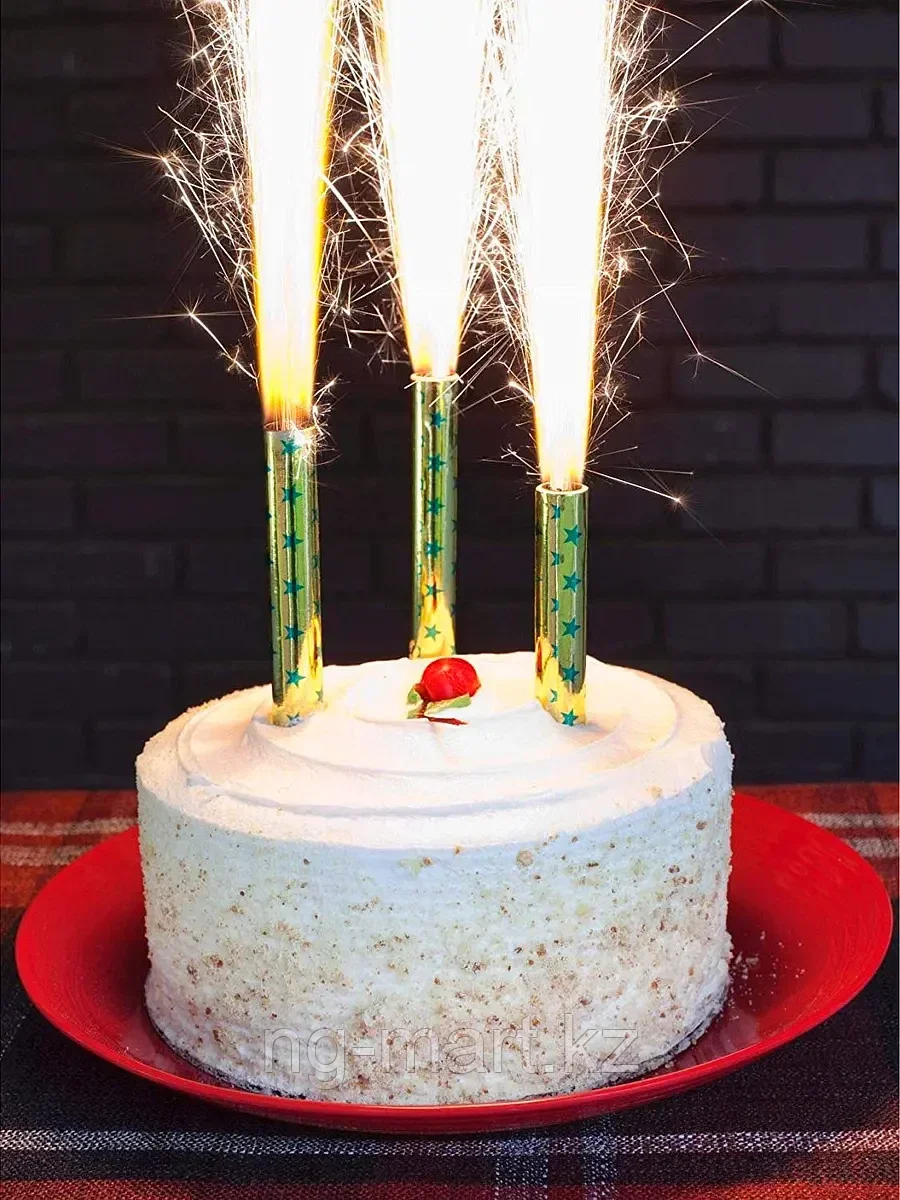 Набор свечей для торта Фонтан - фото 2 - id-p108086322