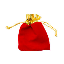 Красный подарочный мешочек