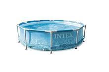 Каркасный бассейн INTEX beachside metal frame pool 3.05m*76cm