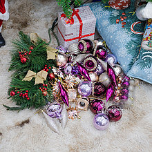 Набор ёлочных украшений X-mas (58 шт.)