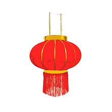 Китайский новогодний фонарь (диаметр 40 см)