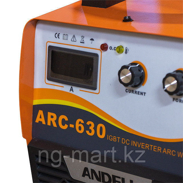 Сварочный аппарат MMA с инвертором постоянного тока ARC-630 - фото 2 - id-p108087603
