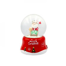 Снежный шар Merry Christmas (5004) красный