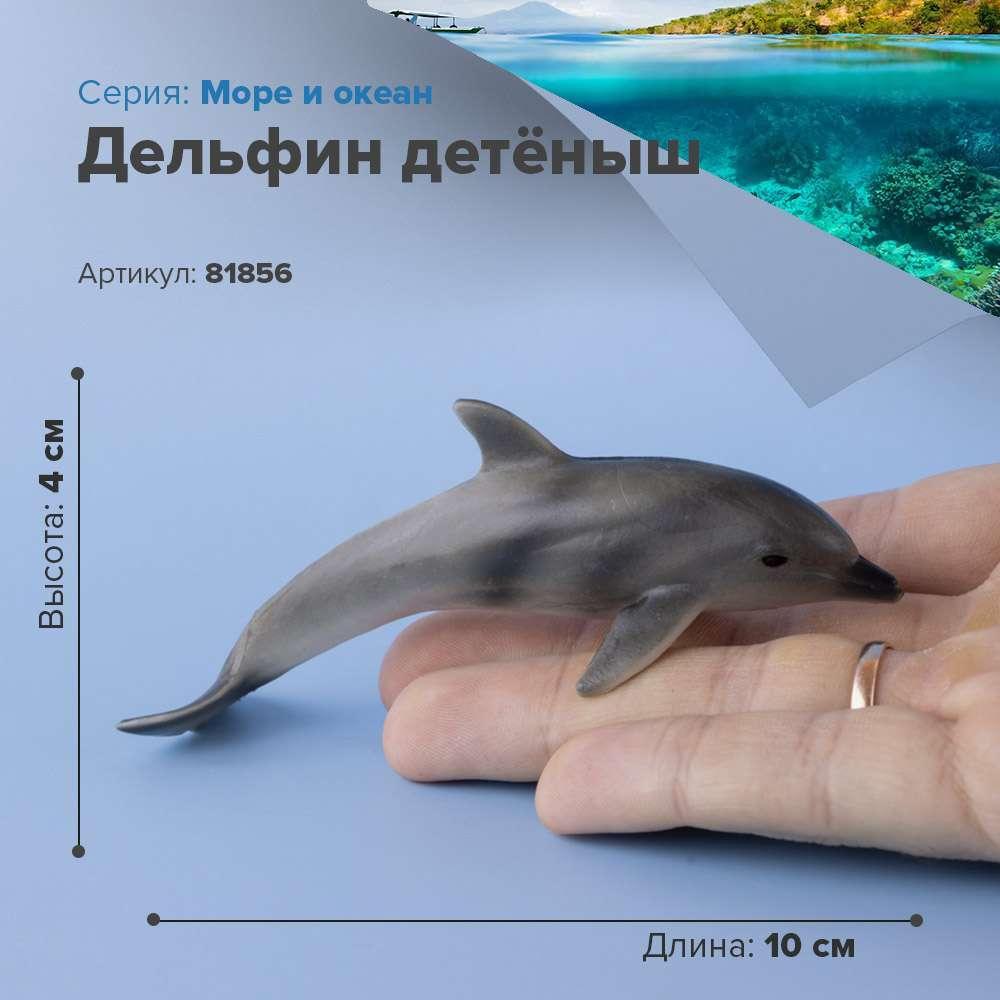 Derri Animals Фигурка Детеныш Дельфин, 10 см. 81856, фото 1