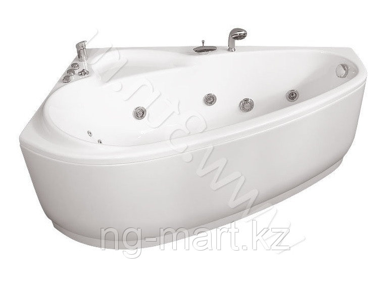 Акриловая ванна Triton Пеарл-Шелл 160x104L см левая - фото 2 - id-p108088931