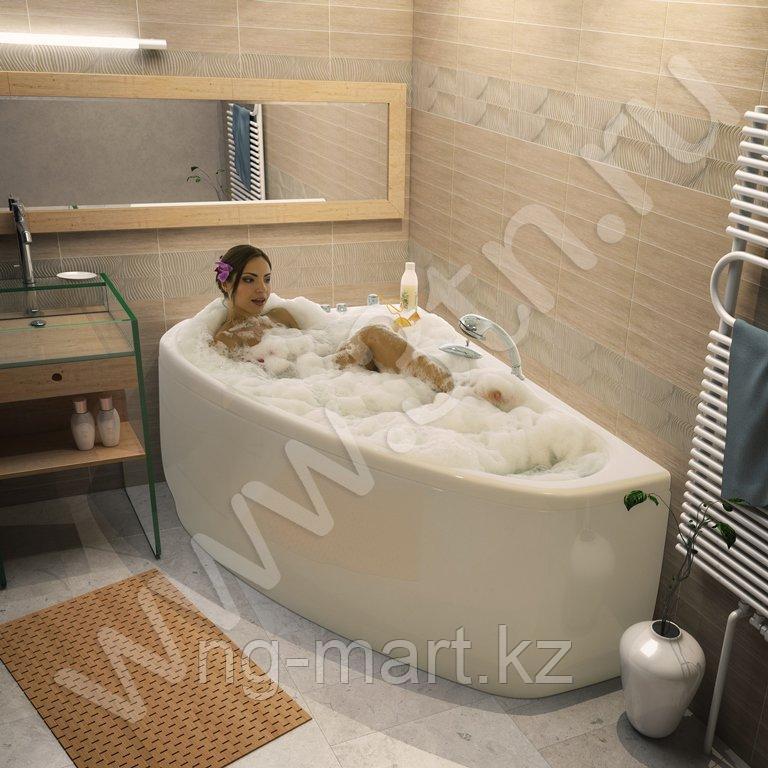 Акриловая ванна Triton Пеарл-Шелл 160x104L см левая - фото 6 - id-p108088931