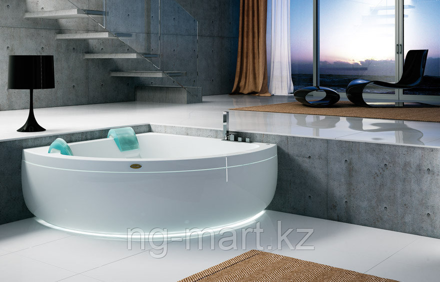 Ванна гидромассажная Jacuzzi Aquasoul Corner 155 х 155 см, HYDRO BASE, угловая - фото 8 - id-p108089591