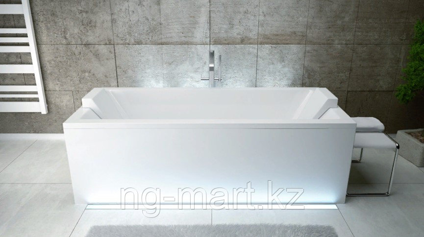 Ванна акриловая Besco Quadro WAQ-180-PK, 179.5 х 79 см - фото 4 - id-p108089660