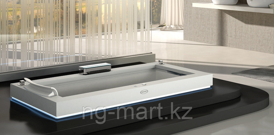 Ванна гидромассажная Jacuzzi AURA UNO CORIAN, 185 х 95 х 66 см - фото 3 - id-p108089690