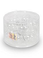 Набор стеклянных шаров 6 см 10 штук Ледянная сказка 140362