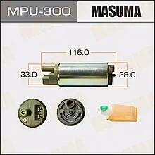 MASUMA MPU-300 насос топливный электрический 3.0 bar Mitsubishi Montero/Pajero 99-06