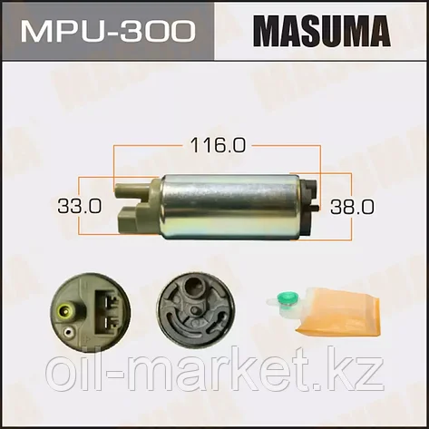 MASUMA MPU-300 насос топливный электрический 3.0 bar Mitsubishi Montero/Pajero 99-06, фото 2