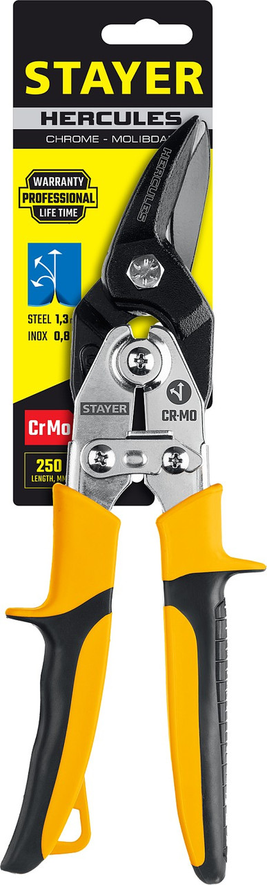 STAYER 250 мм, левые двухрычажные усиленные ножницы по металлу Hercules 2322_z01 Professional - фото 7 - id-p108092037