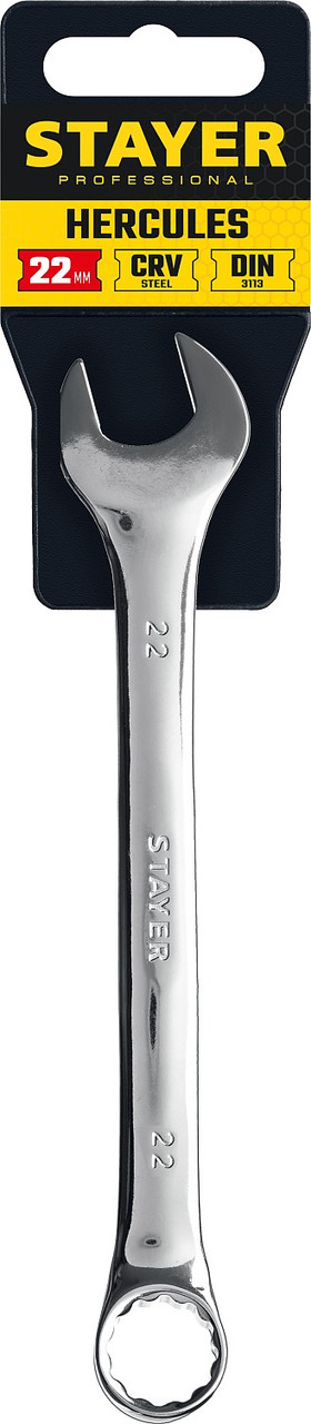 STAYER 22 мм, комбинированный гаечный ключ 27081-22_z01 - фото 2 - id-p108092079