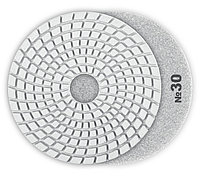 ЗУБР 100 мм, №30, алмазный гибкий шлифовальный круг (Черепашка) для мокрого шлифования 29866-030