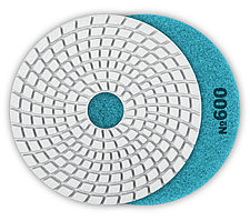 ЗУБР 100 мм, №600, алмазный гибкий шлифовальный круг (Черепашка) для мокрого шлифования 29866-600