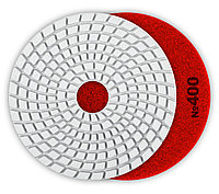 ЗУБР 125 мм, №400, алмазный гибкий шлифовальный круг (Черепашка) для мокрого шлифования 29867-400