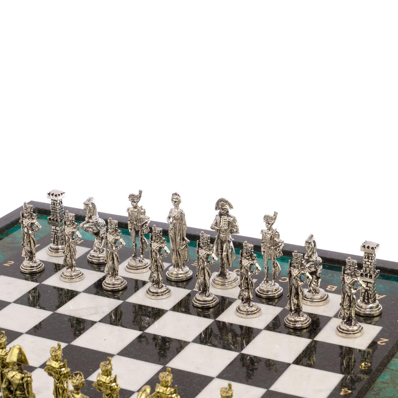 Шахматы "Отечественная война 1812 г. " доска 47х47 см фигуры металлические 125997 - фото 4 - id-p108092745