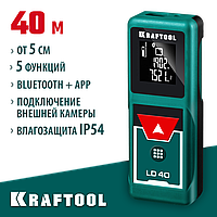 KRAFTOOL дальность 5 см - 40 м, точность 1,5 мм, лазерный дальномер LD-40 34763
