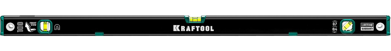 Kraftool 1000 мм, магнитный уровень с зеркальным глазком GRAND-M 34785-100 - фото 2 - id-p108092289