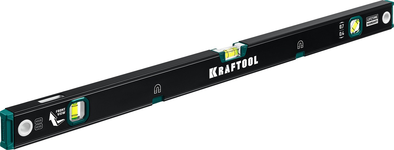 Kraftool 800 мм, магнитный уровень с зеркальным глазком GRAND-M 34785-80 - фото 1 - id-p108092290