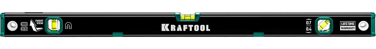 Kraftool 800 мм, магнитный уровень с зеркальным глазком GRAND-M 34785-80 - фото 3 - id-p108092290