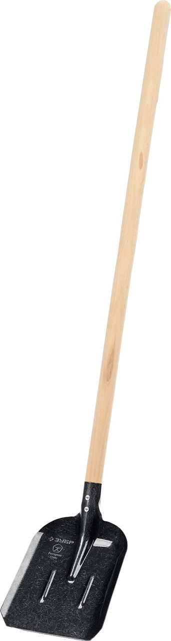ЗУБР 1450 мм, деревянный черенок, ЛСП, с ребрами жесткости, лопата совковая 39457 Профессионал - фото 1 - id-p108092393