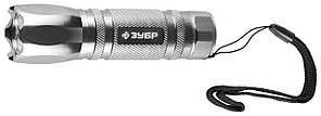 ЗУБР 8 LED, 3хААА, металлик, фонарь светодиодный 56206