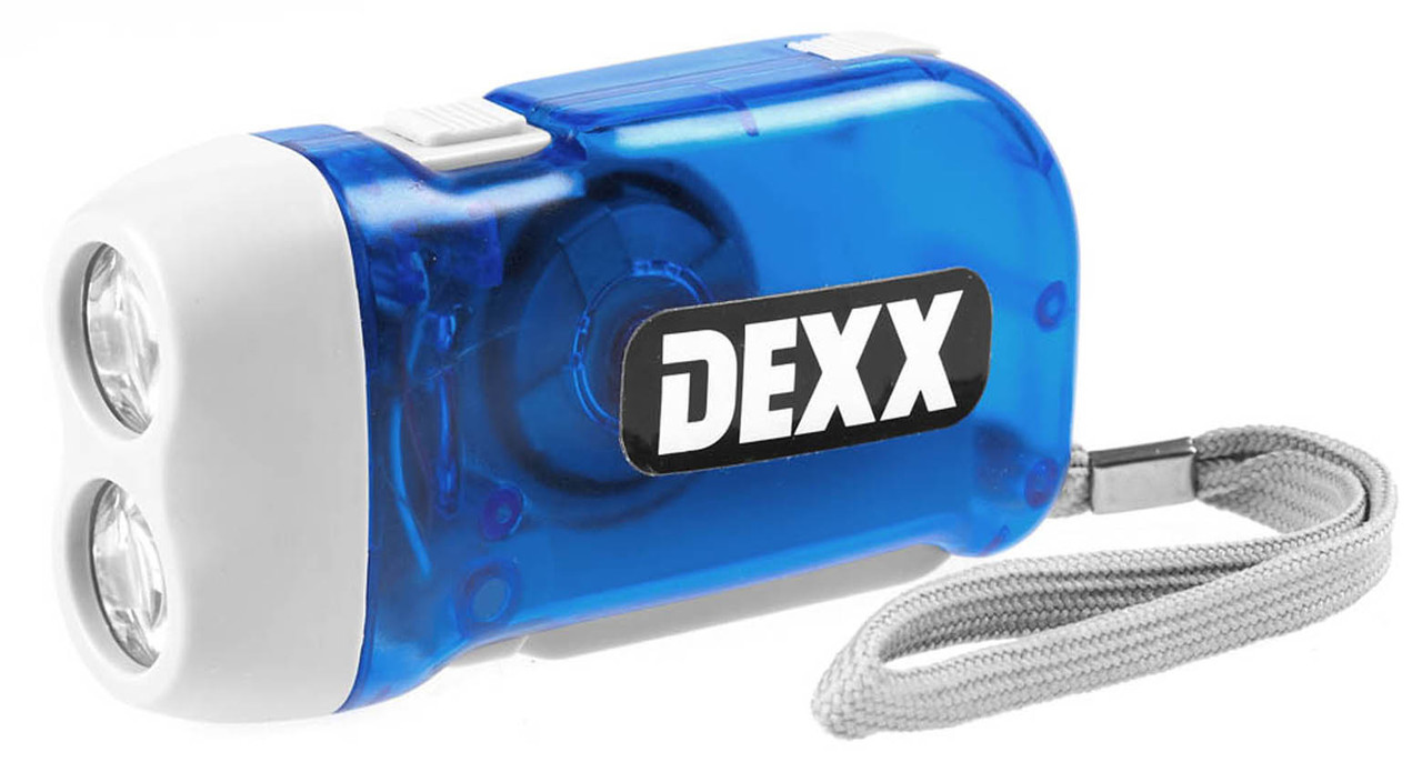 DEXX 2 LED, ручной, динамо, динамо-фонарь 56700