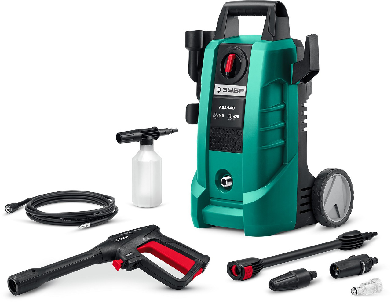 Купить ЗУБР 1700 Вт, 140 Атм, мойка высокого давления АВД-140 Мастер в ...