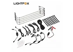 Светодиодное освещение лагеря и кемпинга LIGHTFOX 2835 LED, сумка - набор 5 шт.