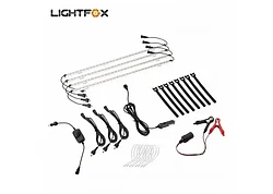 Светодиодное освещение лагеря и кемпинга LIGHTFOX 2835 LED, сумка - набор 4 шт.