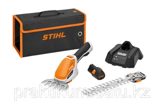 HSA 26 SET STIHL Аккумуляторные мотоножницы 10,8V - 2.6 Ah, ширина скашивания 120мм, 0,8кг. - фото 1 - id-p108094830