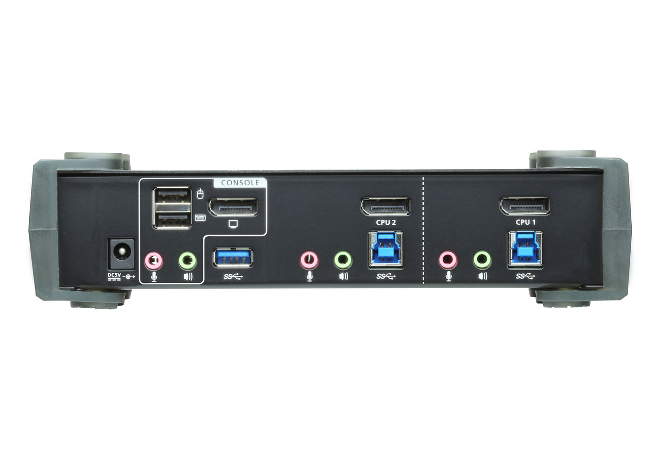 2-портовый, USB 3.0, DisplayPort, KVMP -коммутатор с поддержкой 4K (кабели в комплекте) CS1922 ATEN - фото 3 - id-p108100743
