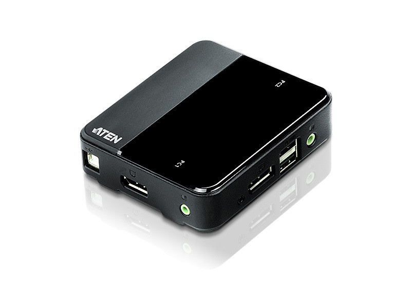 2-портовый, USB, DisplayPort, KVM-коммутатор с поддержкой 4K (кабели в комплекте) CS782DP ATEN