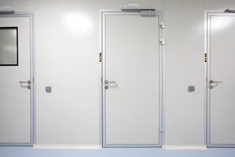 Дверь медицинская алюминиевая механическая, распашная - фото 2 - id-p108101628