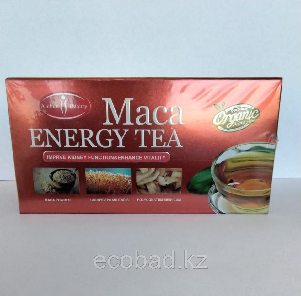 Энергетический чай Мака Maca energy tea для мужчин и женщин 20 пак - фото 2 - id-p108087800