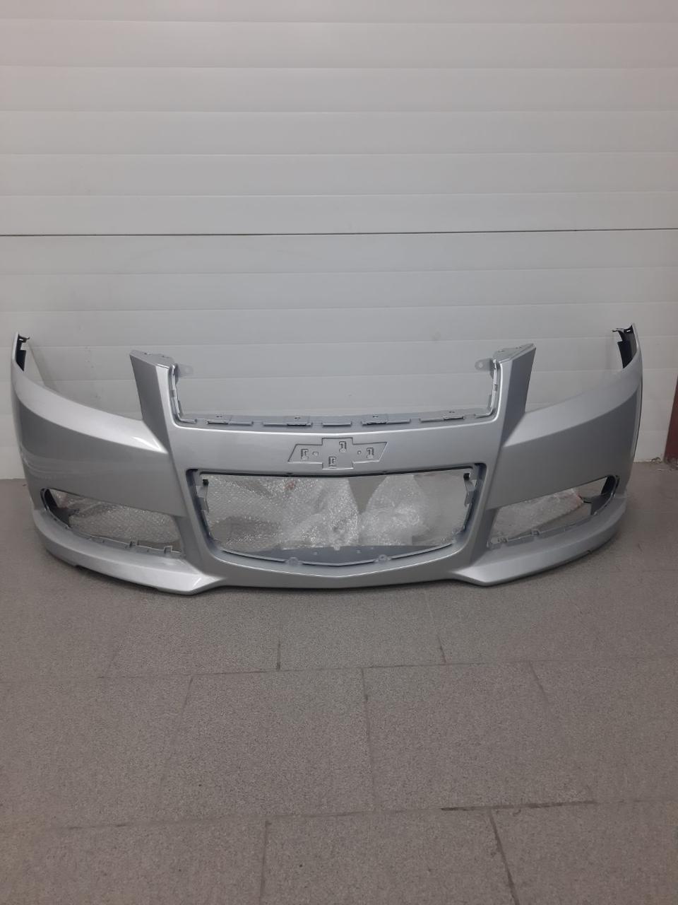Бампер передний крашеный (GAN Серебро/по Vin Сребристый) Chevrolet Nexia (2020- )