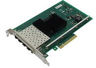 Сетевая карта X710-DA4, SFP+, 10GBase-X, 10Gbps, 4 ports, Low-profile, PCIe 3.0 x8
