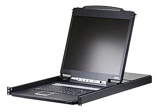 8-портовый, PS/2, VGA, КВМ-коммутатор с 19" ЖК дисплеем CL1308N ATEN