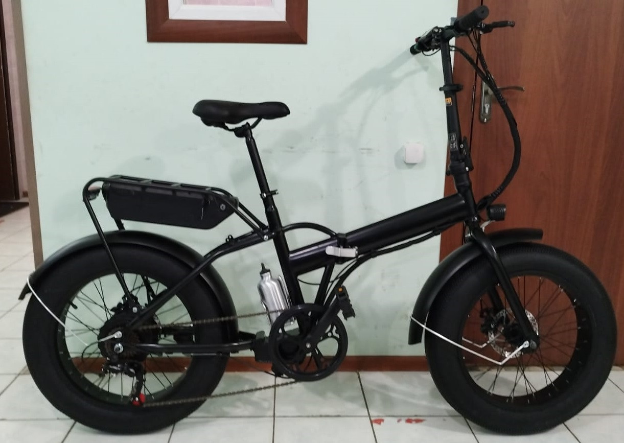 Электровелосипед 48v 500w , аккум. Li-ion 48v 14,4 A/H. Складной. Колеса 20*4".