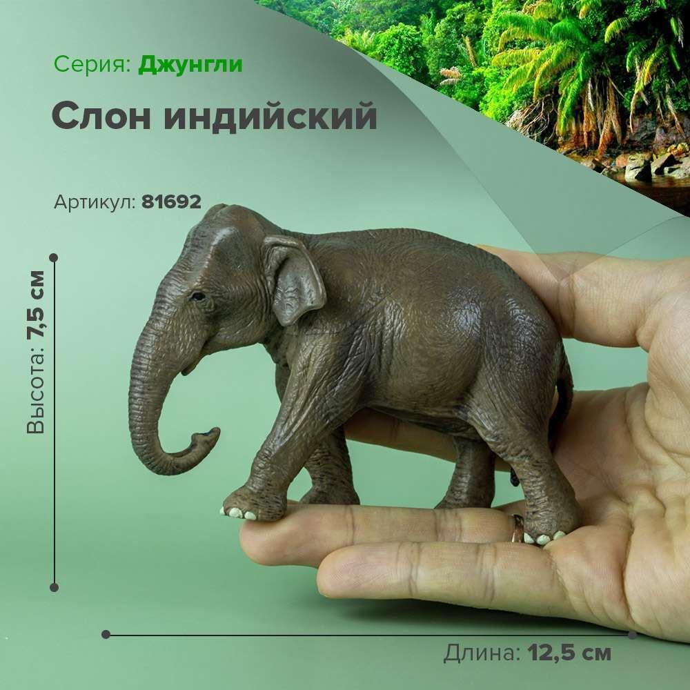 Derri Animals Фигурка Индийский Слон 16 см. 81692, фото 1
