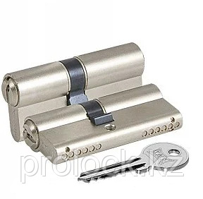 Цилиндровый механизм 164 GN/90 (40+10+40) mm никель - фото 1 - id-p108106744