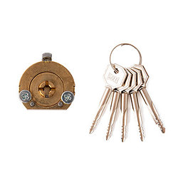 Механизм KALE 164 FB крестовой (5 ключей)