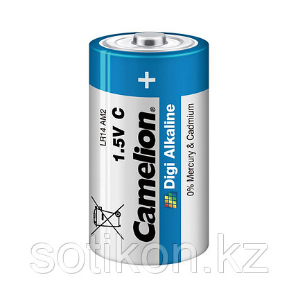 Батарейка CAMELION Digi Alkaline LR14-BP2DG 2 шт. в блистере, фото 2