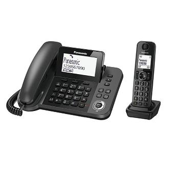 Радиотелефон PANASONIC KX-TGF310 (RUM) Черный металлик