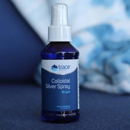 Colloidal Silver Spray 30 ppm, 118 ml, Trace minerals, фото 1