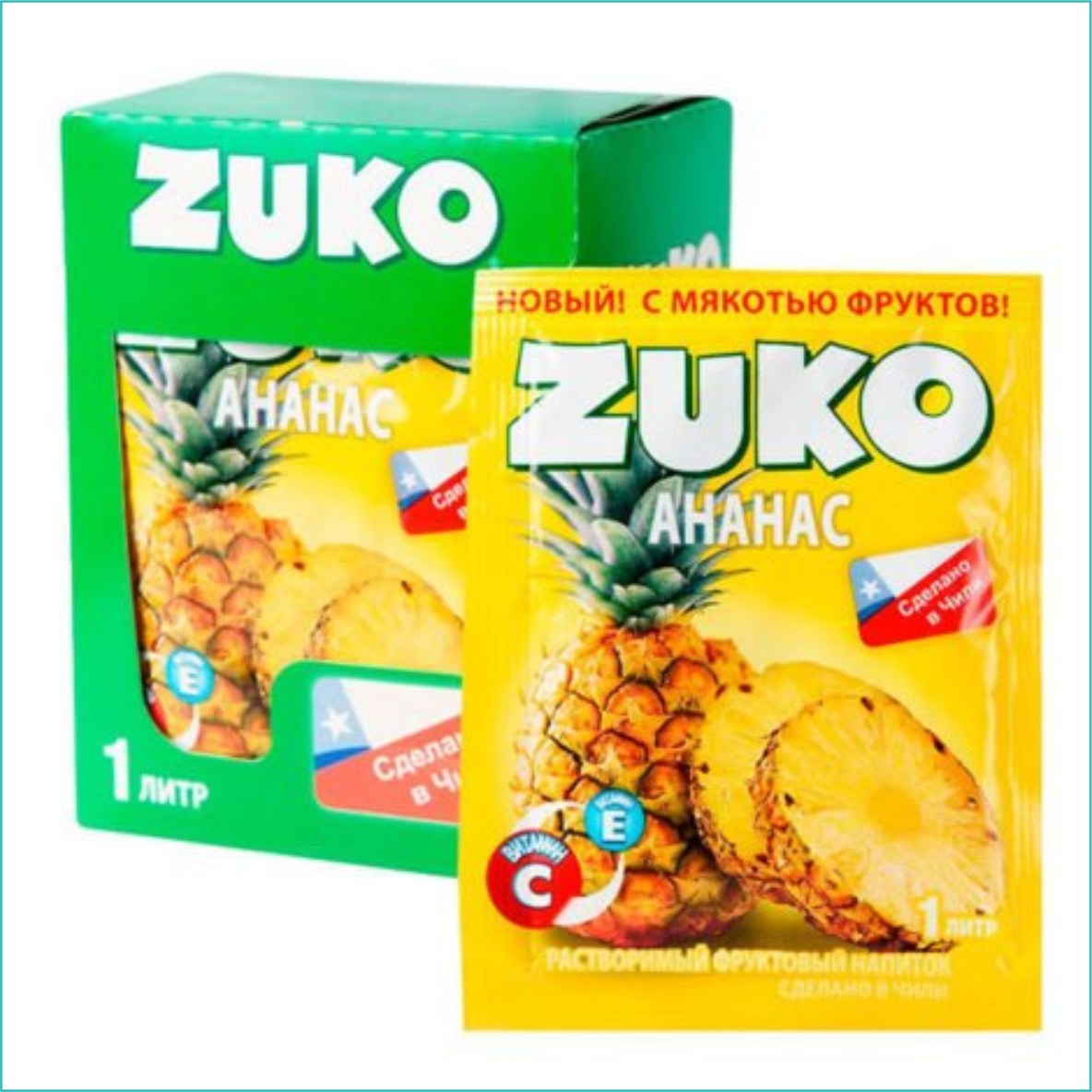 ZUKO - Растворимый напиток (Ананас) - фото 2 - id-p108108957