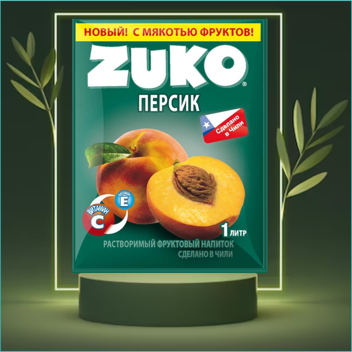 ZUKO - Растворимый напиток (Персик)