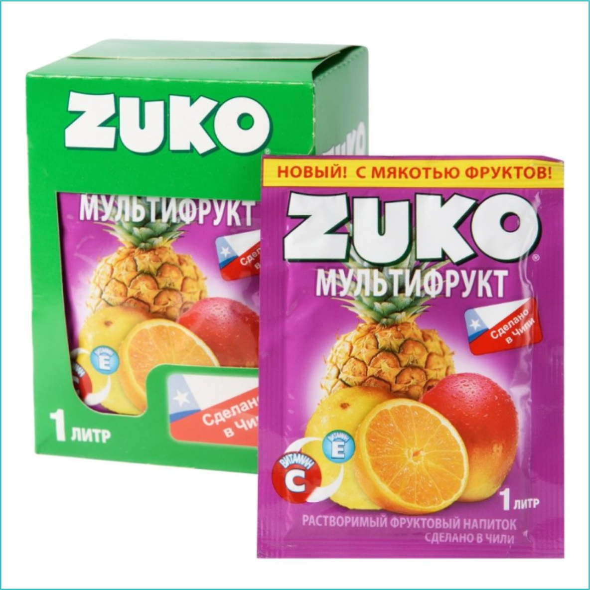 ZUKO - Растворимый напиток (Мультифрукт) - фото 2 - id-p108108914